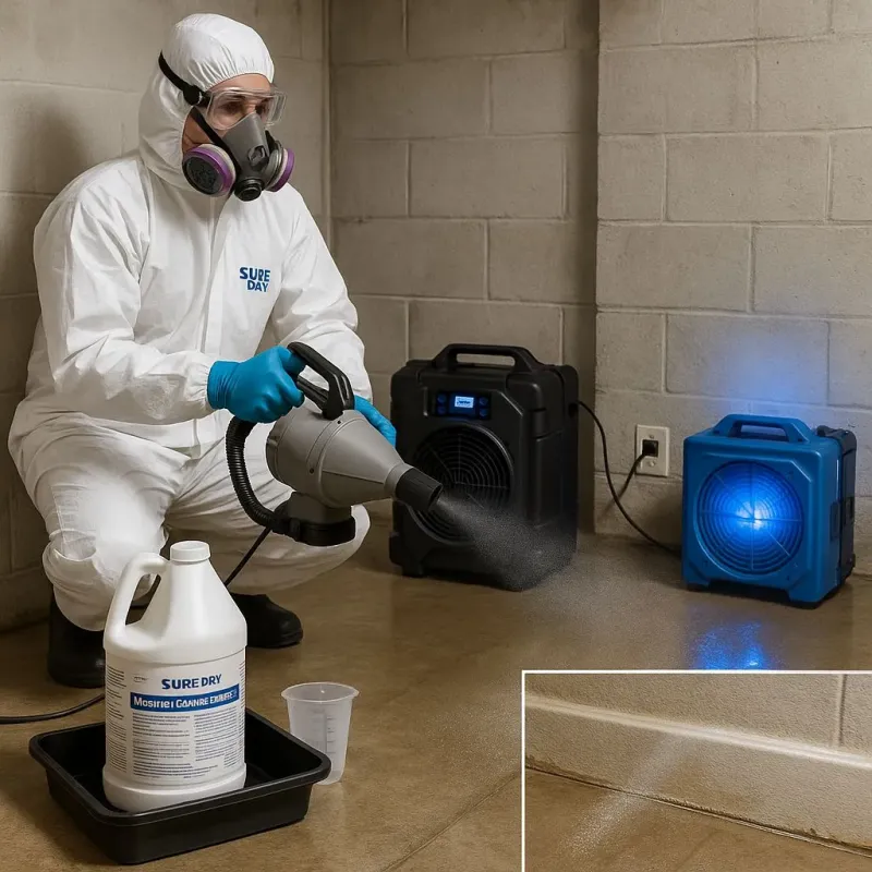 Sanitization and Odor Removal process in Youngsville, LA