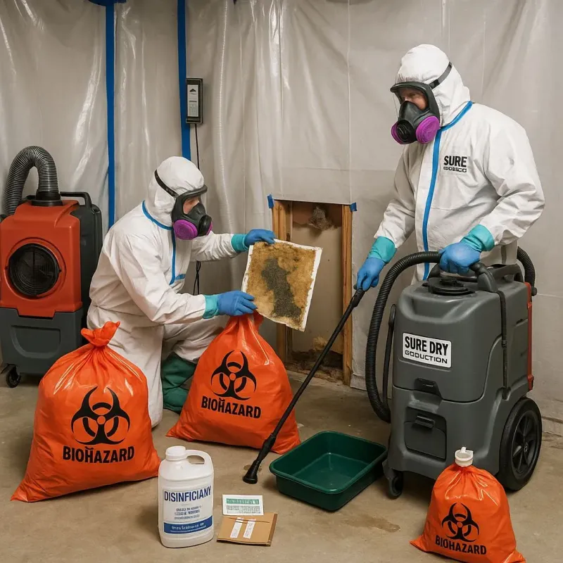 Contaminated Water Handling Protocols process in Youngsville, LA