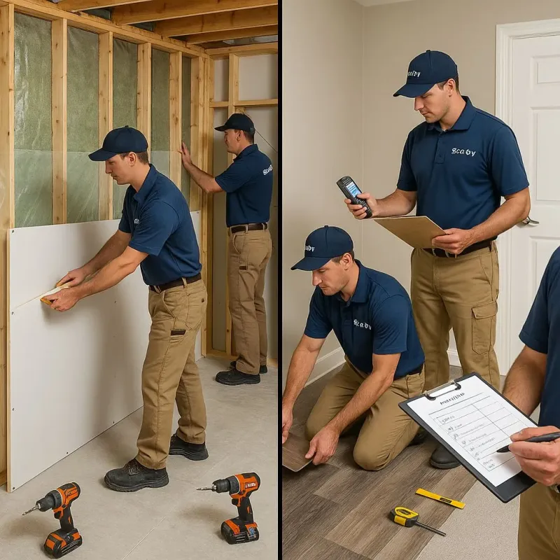 Repairs and Reconstruction process in Youngsville, LA